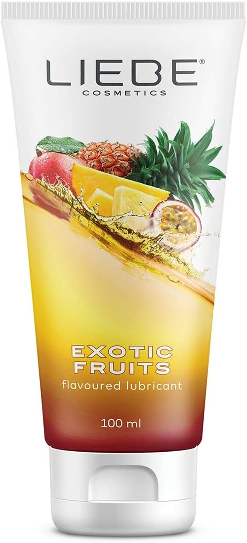 Lubrifiant Liebe Fructe Exotice 100 ml, sticla cu pompita