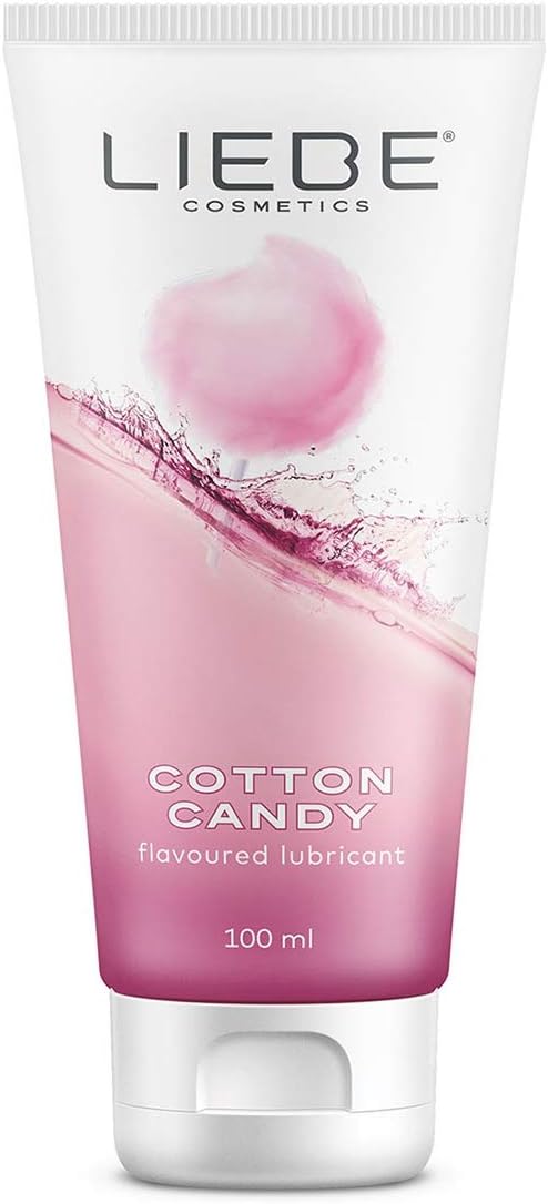 Lubrifiant Liebe Cotton Candy 100 ml, sticla cu pompita