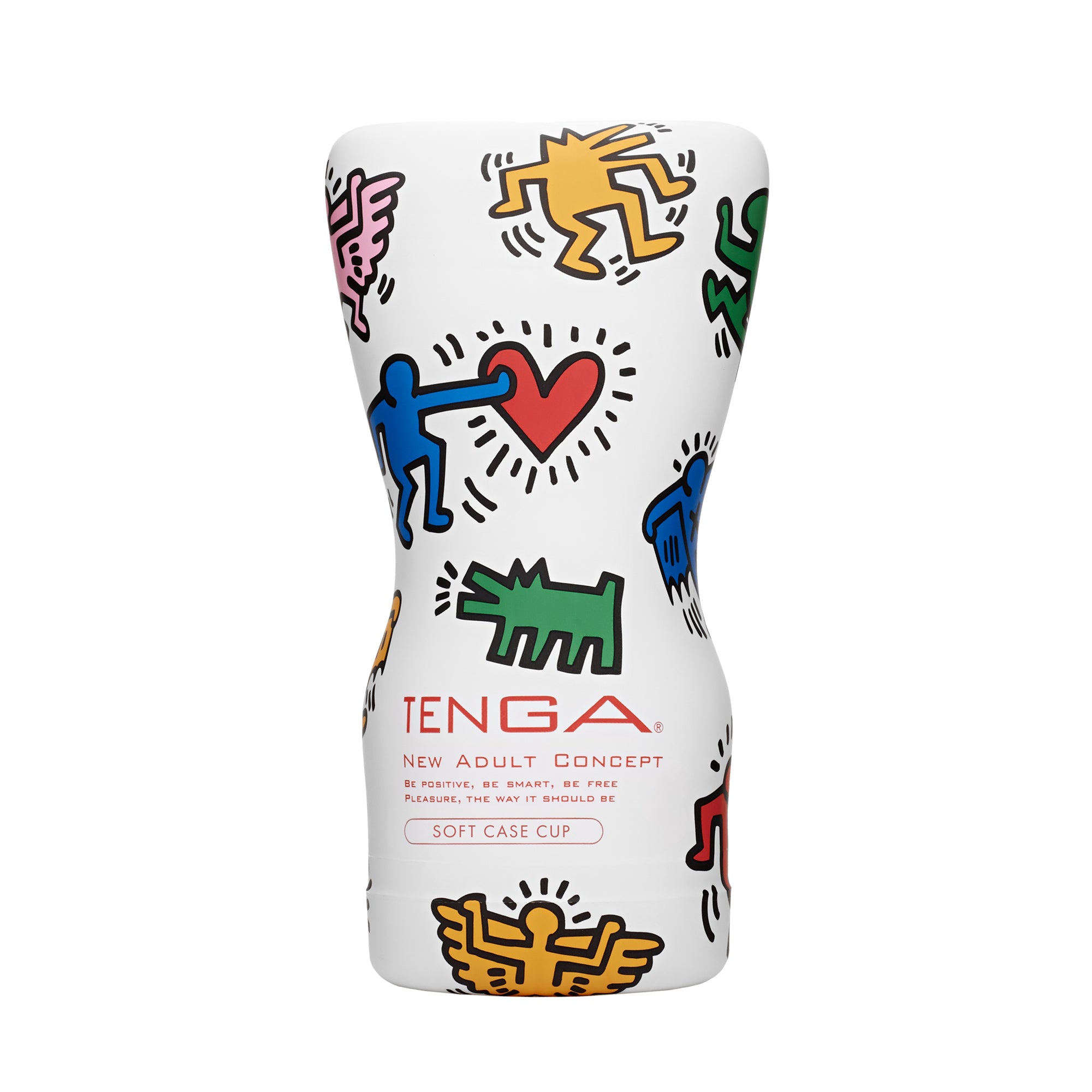 Tenga Keith Haring Soft Tube, ambalajul produsului cu grafica editiei speciale