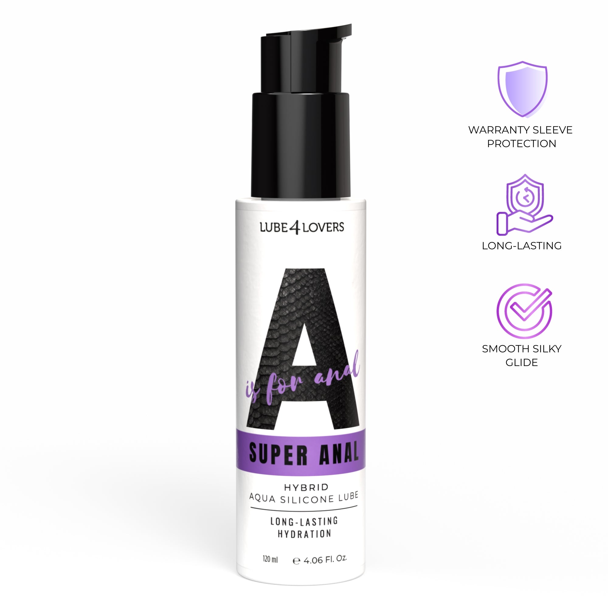 Lubrifiant Anal A is for Super Anal 120 ml Lube4Lovers