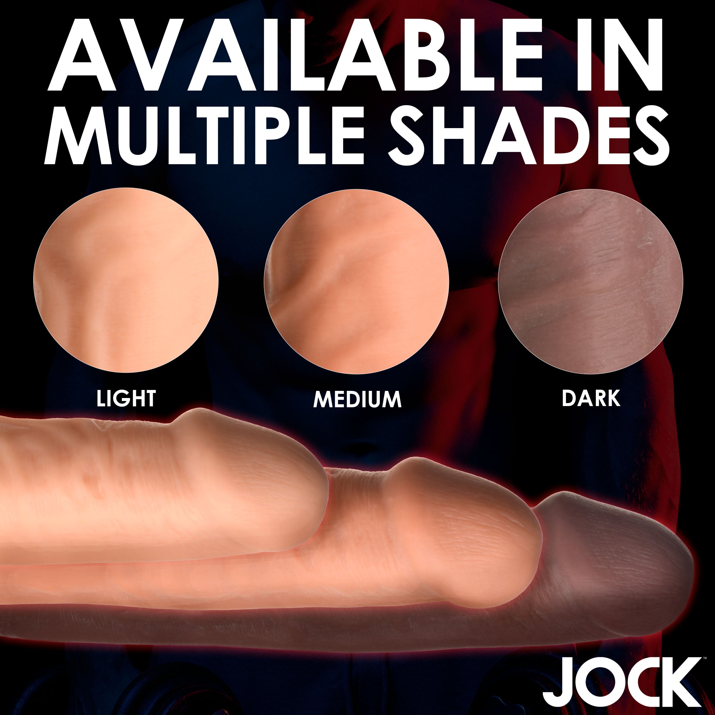 Manson Prelungitor Penis JOCK disponibil in nuante Light Medium Dark