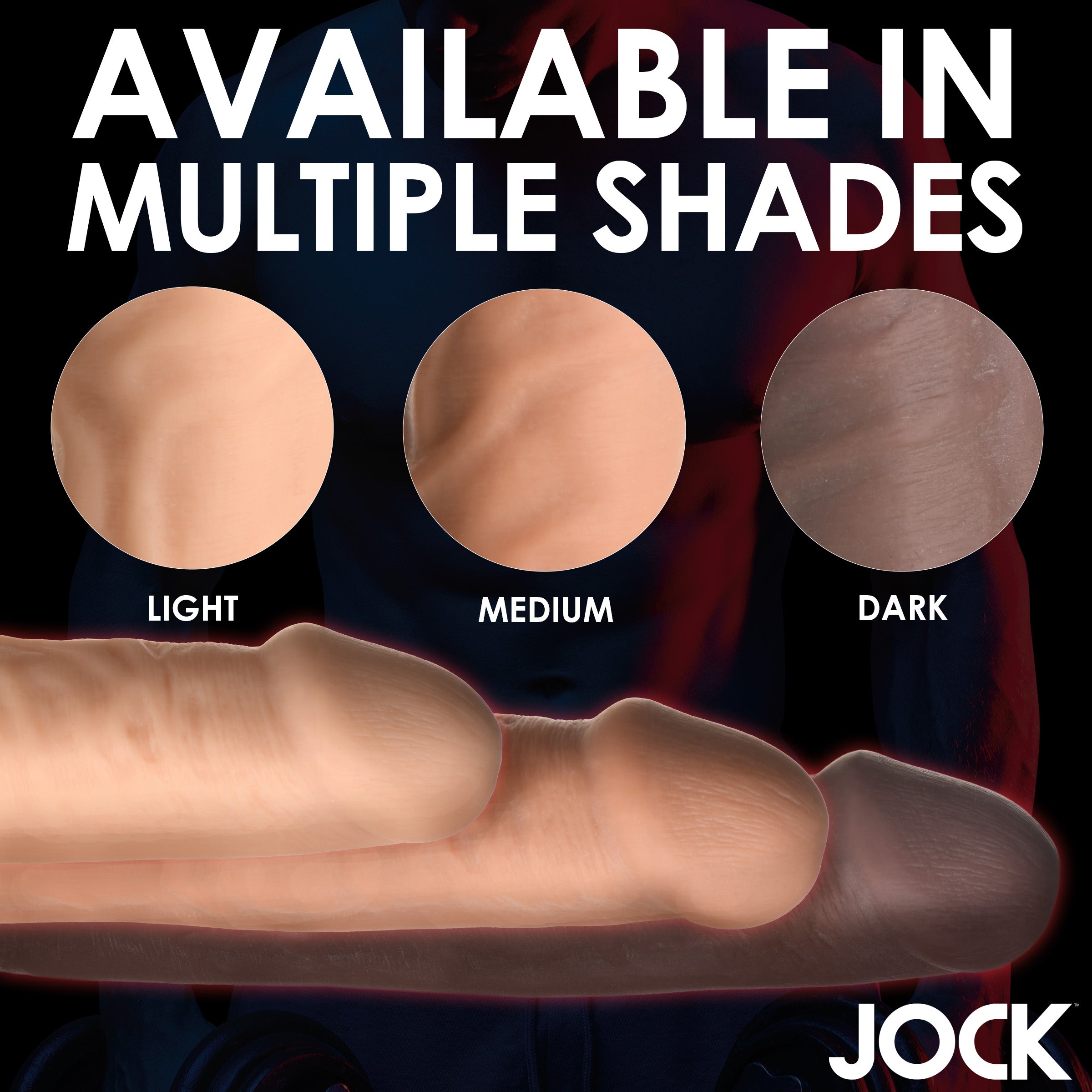 Manson Prelungitor Penis JOCK disponibil in nuante Light Medium Dark