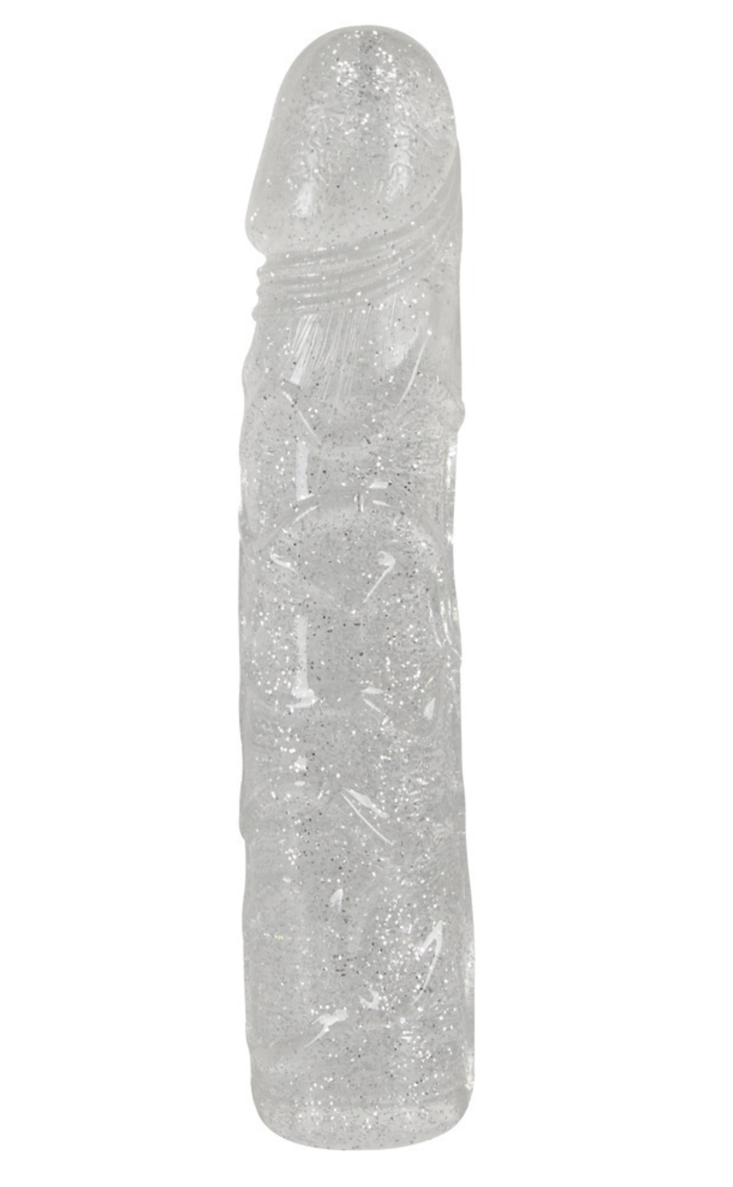 Dildo Glamour You2Toys 15.5 cm argintiu stralucitor