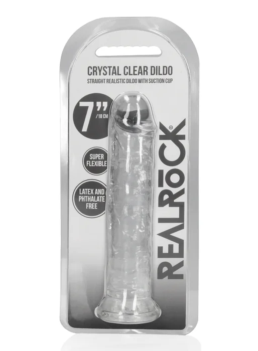 Dildo Realistic Suction Cup REALROCK 7 inch, ambalajul original