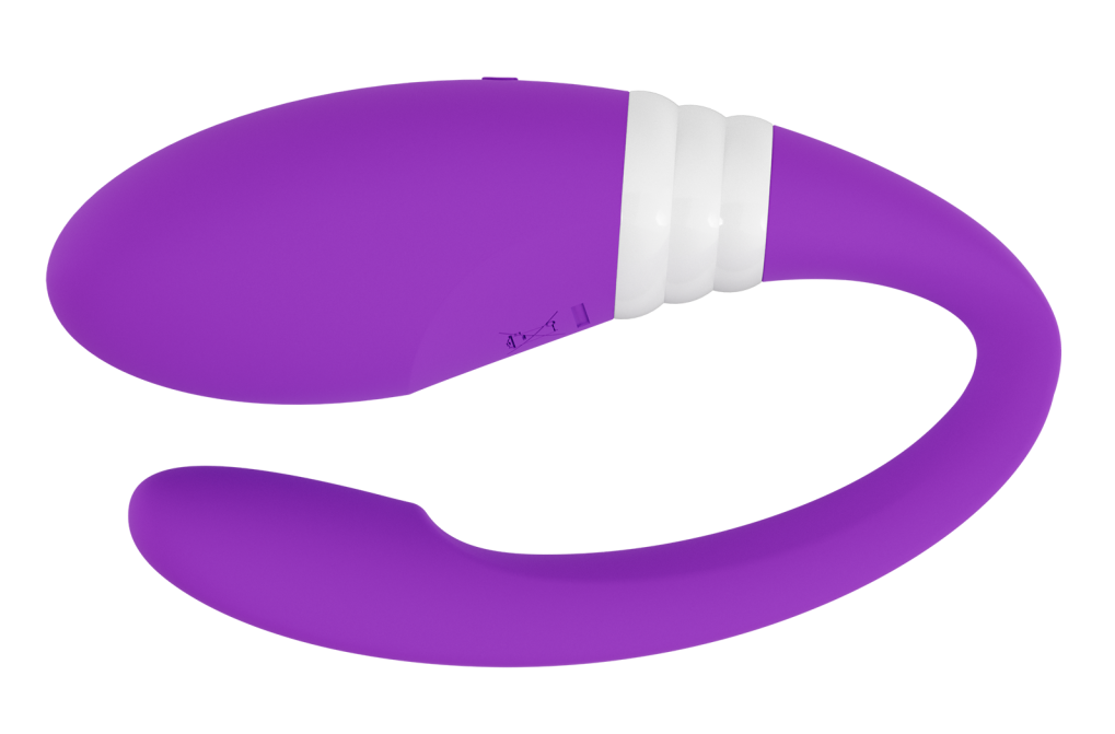 LELO Mahana Originals, vedere de sus cu bratul lat pentru stimulare interna si bratul subtire pentru clitoris