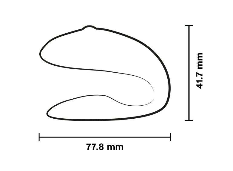 Dimensiuni We-Vibe Sync 2