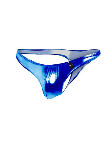 Tanga Barbateasca CUT4MEN Provocative Skai, Albastru, detaliu material