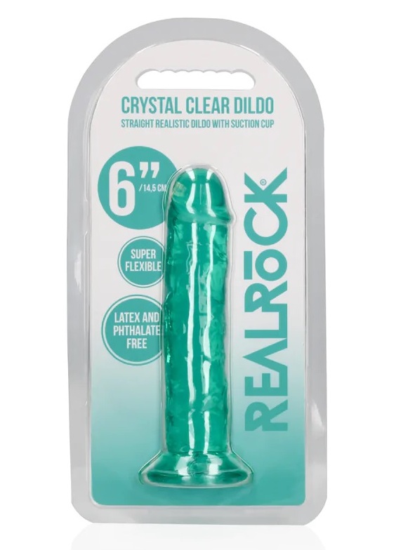 Dildo Realistic REALROCK Suction Cup 6 inch, ambalajul original