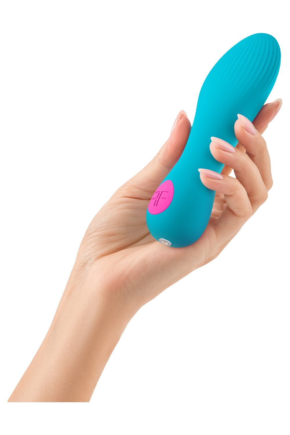 Vibrator Bullet Femme Funn Solia turcoaz, incarcare magnetica