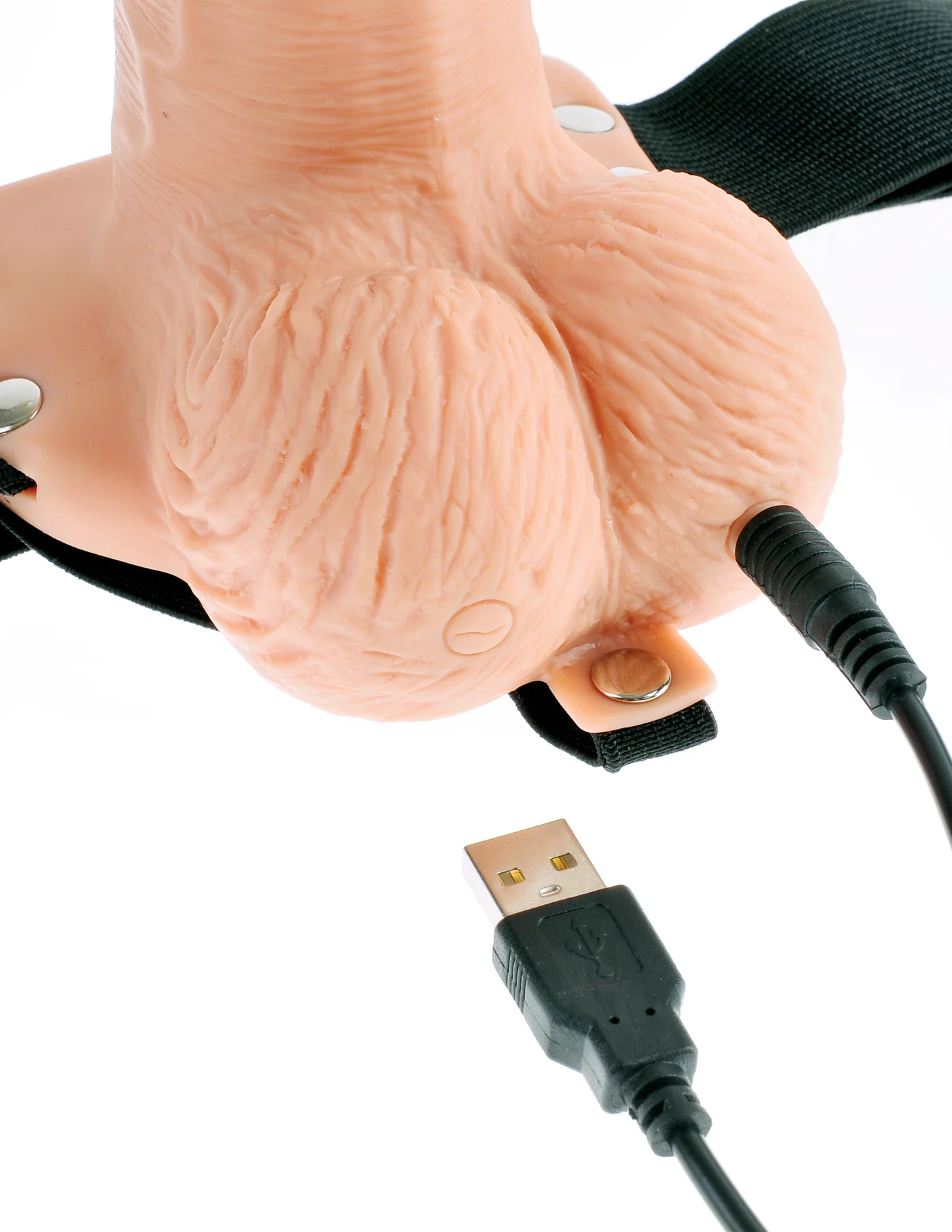 Baza dildo-ului cu portul de incarcare USB si cablul inclus
