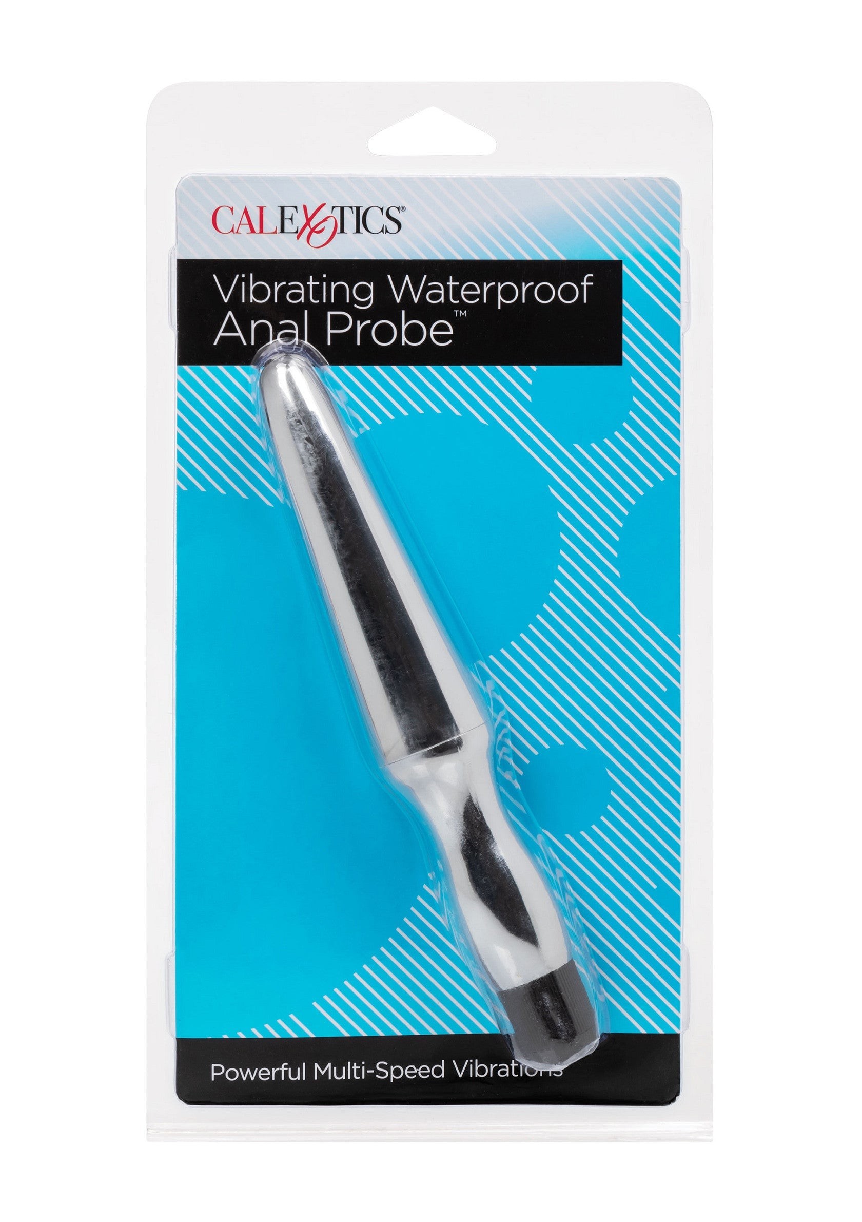 Sonda Anala Vibratoare CalExotics Waterproof, Argintiu, detaliu