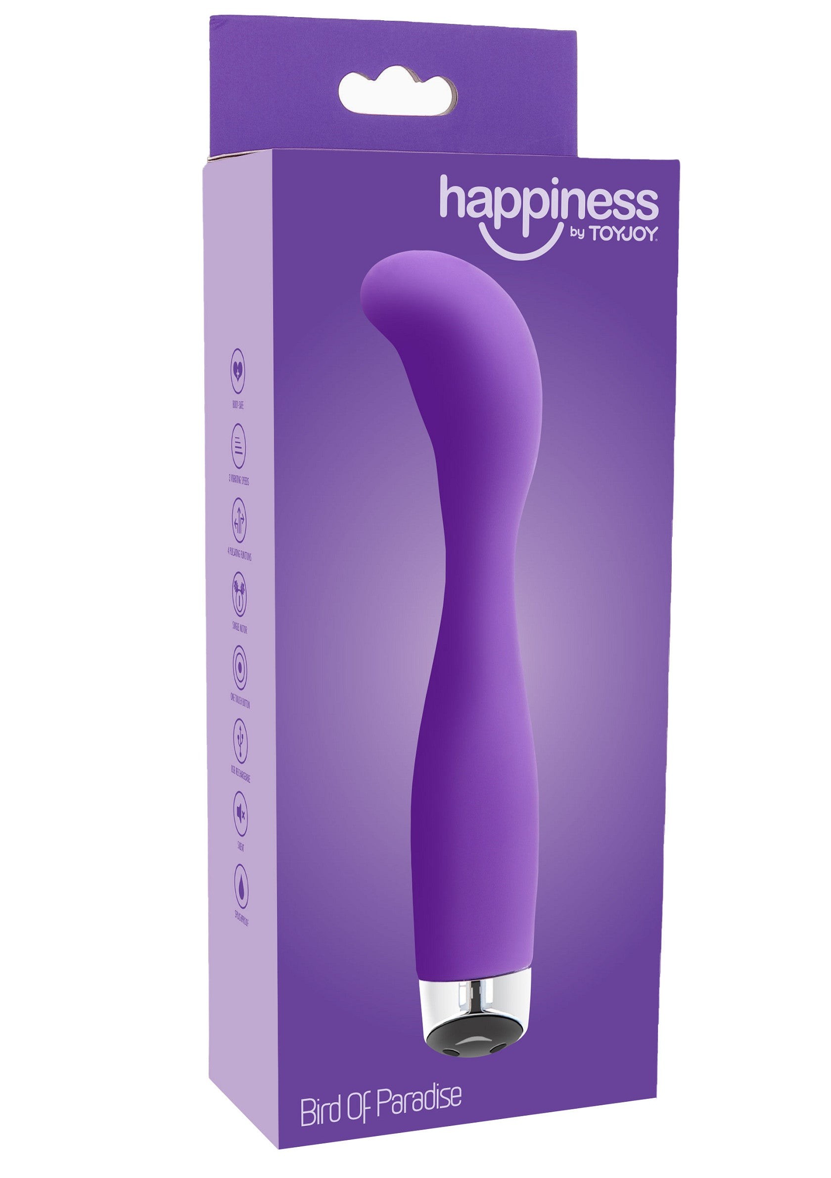 Vibrator Punctul G ToyJoy Bird Of Paradise XL, Violet, detaliu
