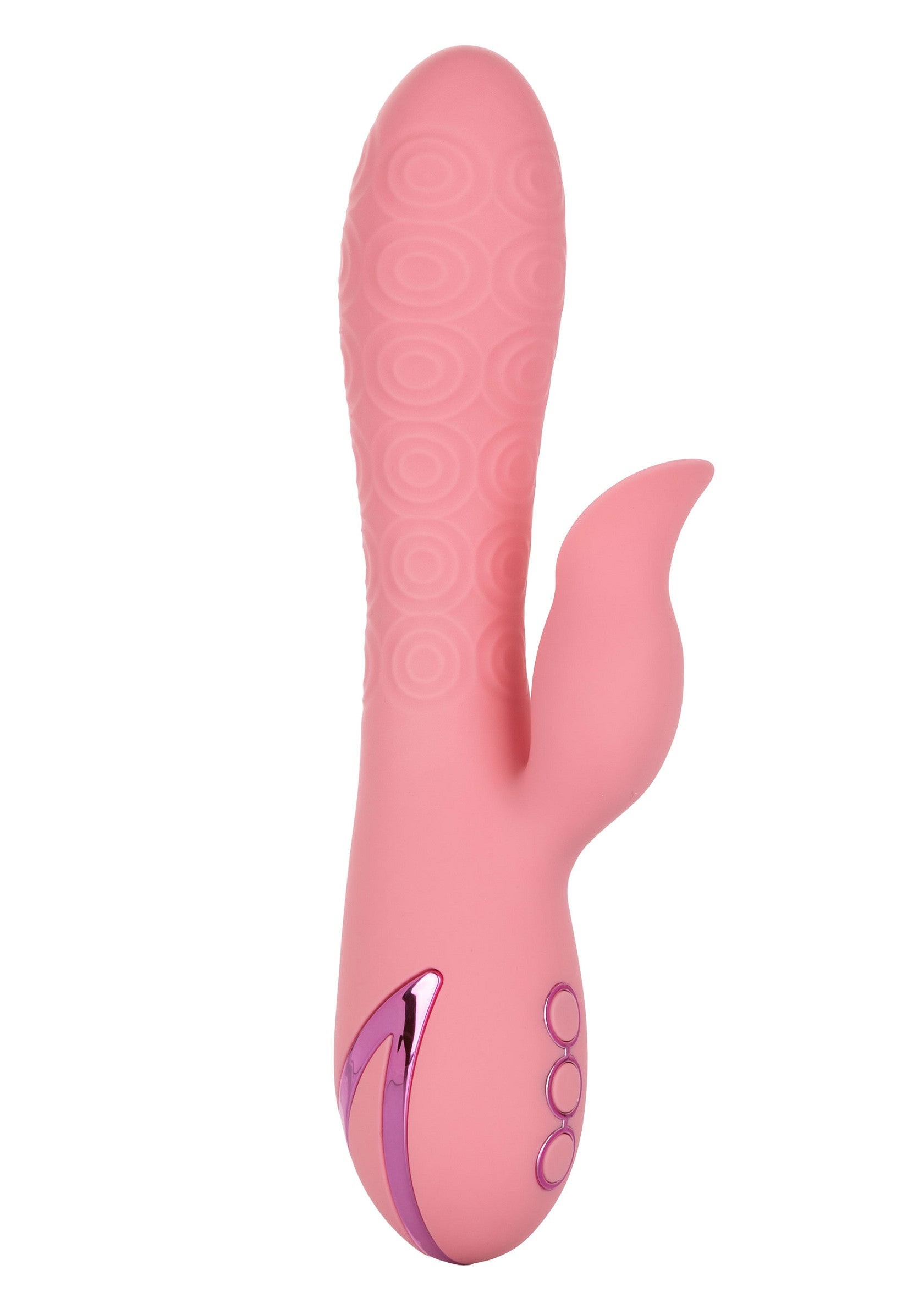Vibrator Rabbit CalExotics Pasadena Player, Roz, imagine principala, textura si teasere flickering