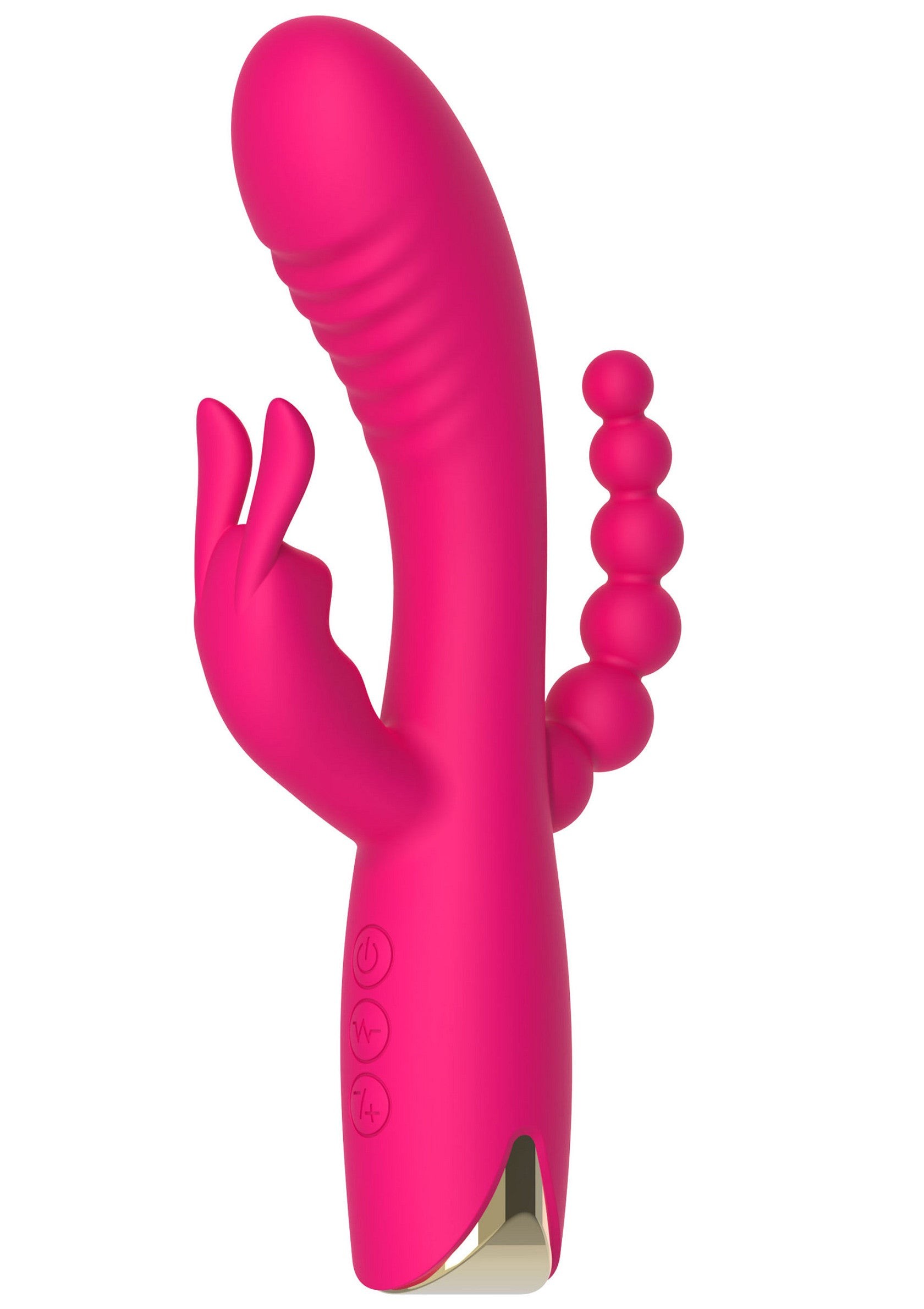 Vibrator Triplu ToyJoy Aphrodite, Roz, imagine principala