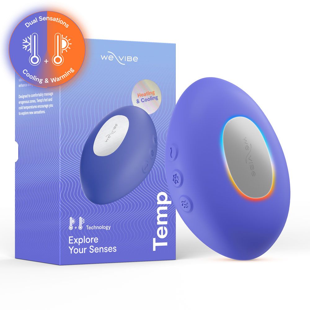 We-Vibe Temp Lavender Blue tester vedere de ansamblu