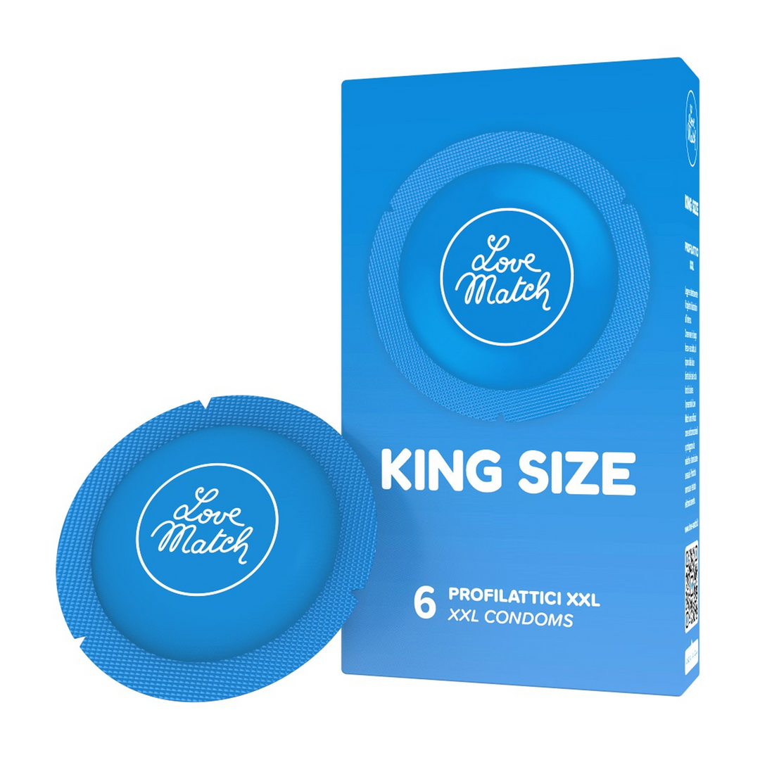 Prezervative King Size Love Match XXL 6 Bucati