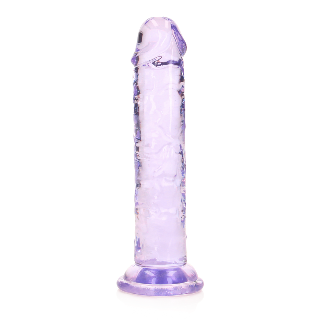 Dildo Straight Realistic REALROCK Mov cu Ventuza 14.5 cm