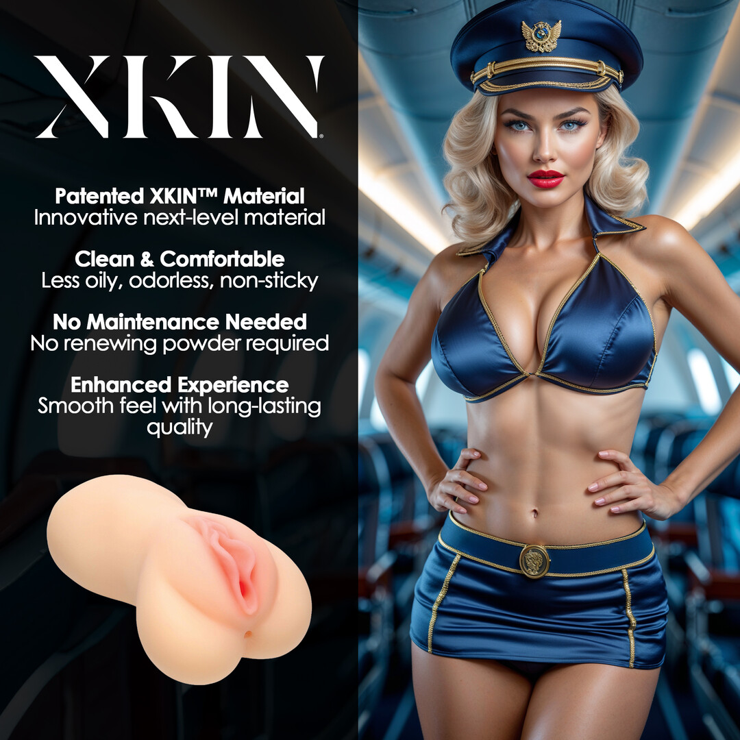 Masturbator Irresistible Stewardess Lexi Cockpit vedere suplimentara 2