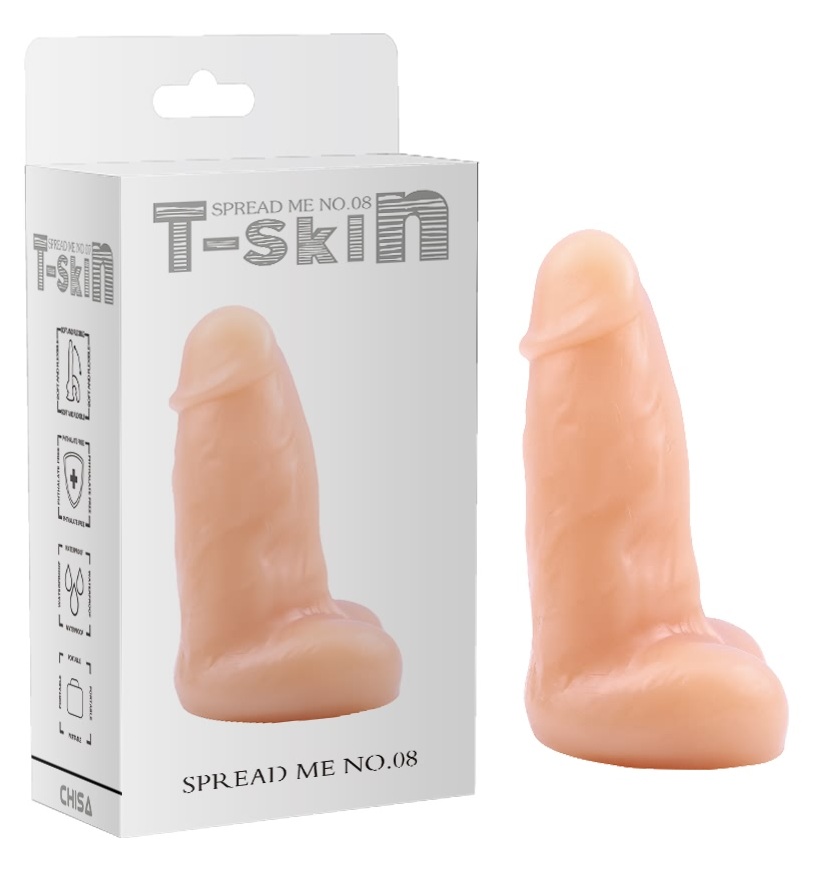 Dildo Realistic Spread Me No.08 Chisa T-Skin Natural, ambalaj cutie