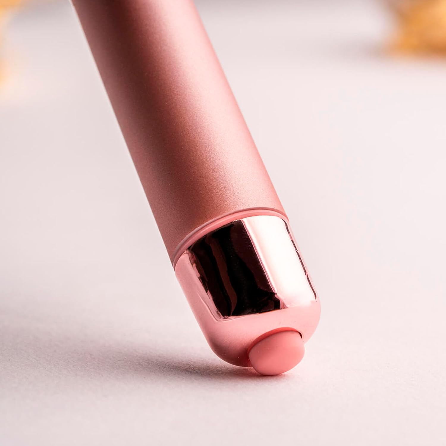 Mini Vibrator Rocks Off Touch of Velvet Rose Blush, detaliu produs