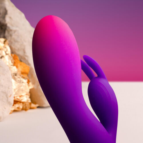 Vibrator Rabbit Rocks Off Glo-Girl, detaliu brat clitoridian