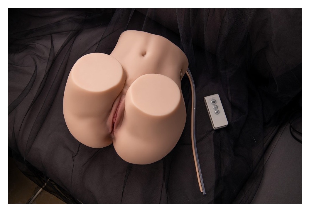 Masturbator Mistress Mignon TPR Natural, vedere din spate, forma solduri