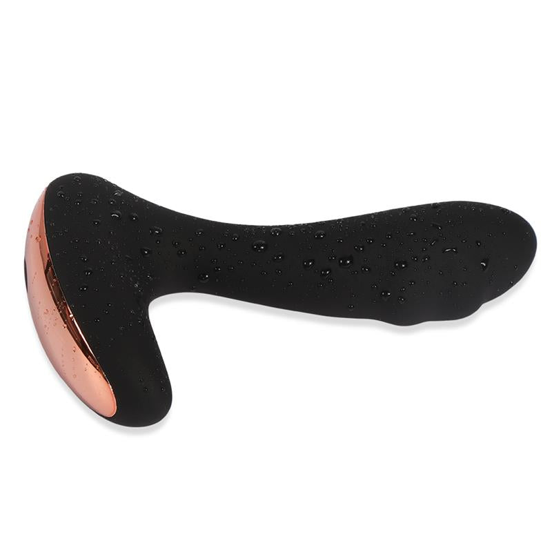 Stimulator Prostata SHEQU Negru, baza flared de siguranta