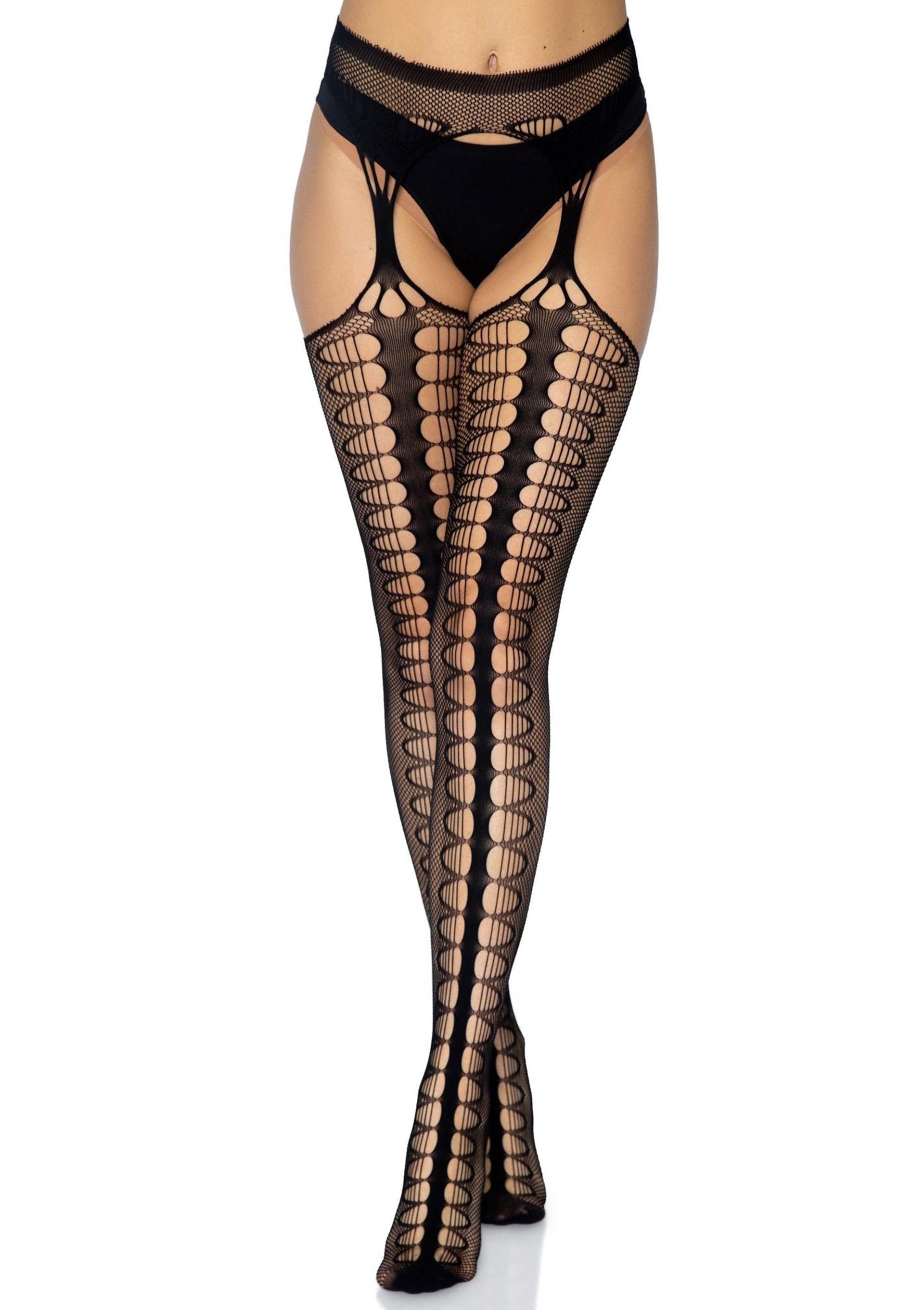 Dres Leg Avenue cu bretele decorative, vedere din fata apropiata