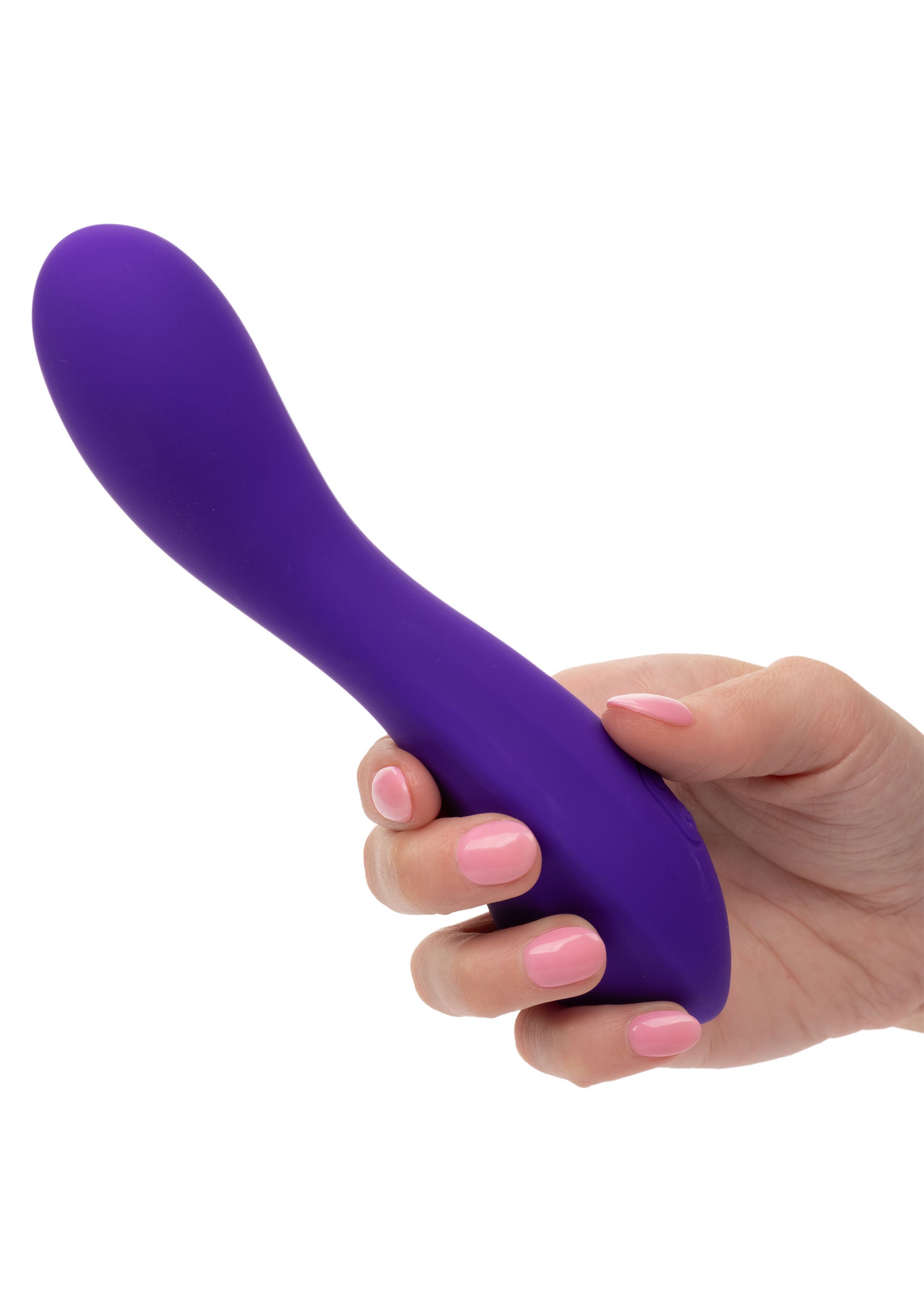 Vibrator flexibil Bend and Hold Rumbler CalExotics mov, vedere completa