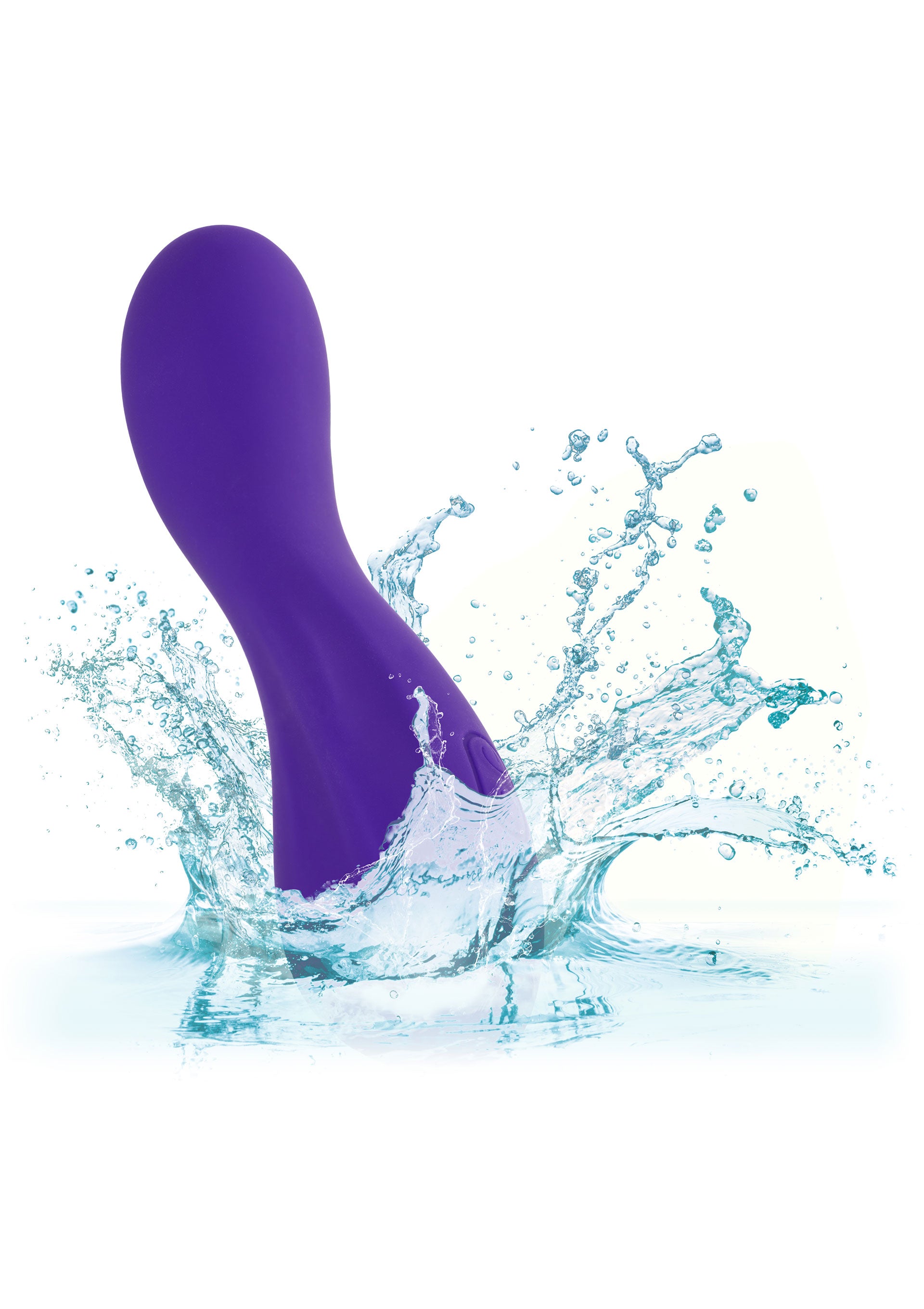 Vibrator flexibil Bend and Hold Rumbler CalExotics mov, detaliu baza