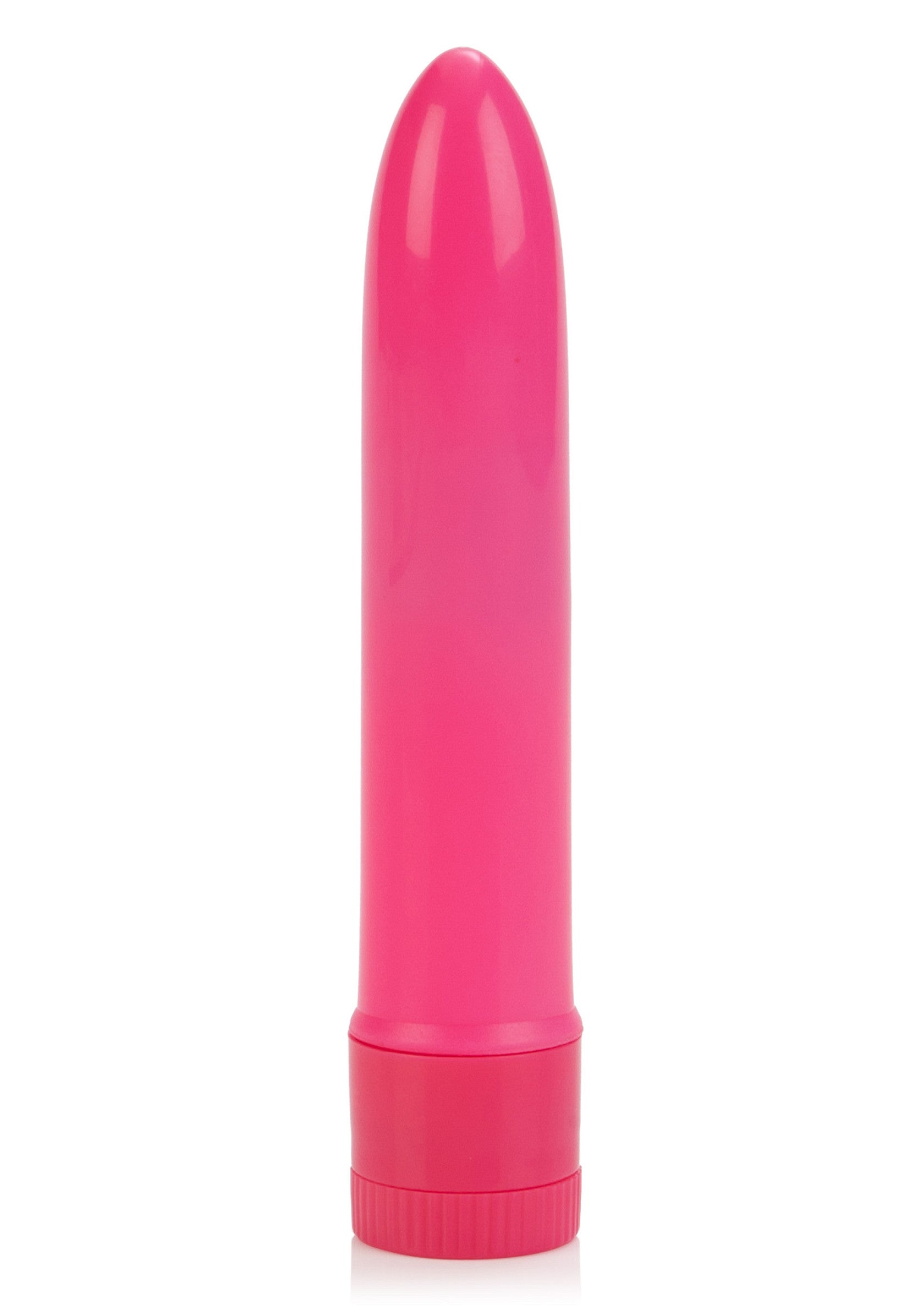 Vibrator clasic neon CalExotics roz, vedere completa