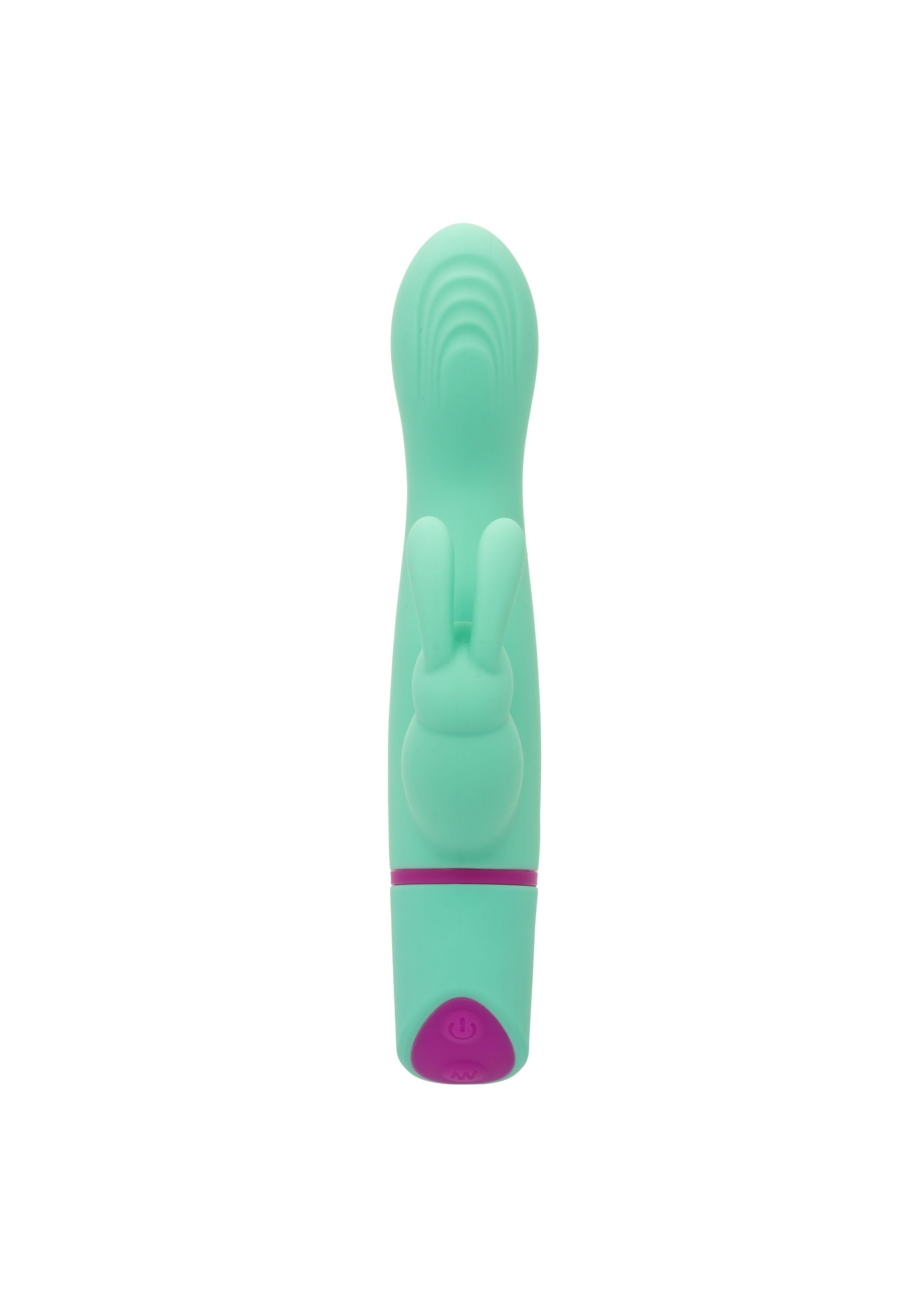 Vibrator rabbit cu balansare Rocking G Bunny CalExotics verde, panou control cu buton