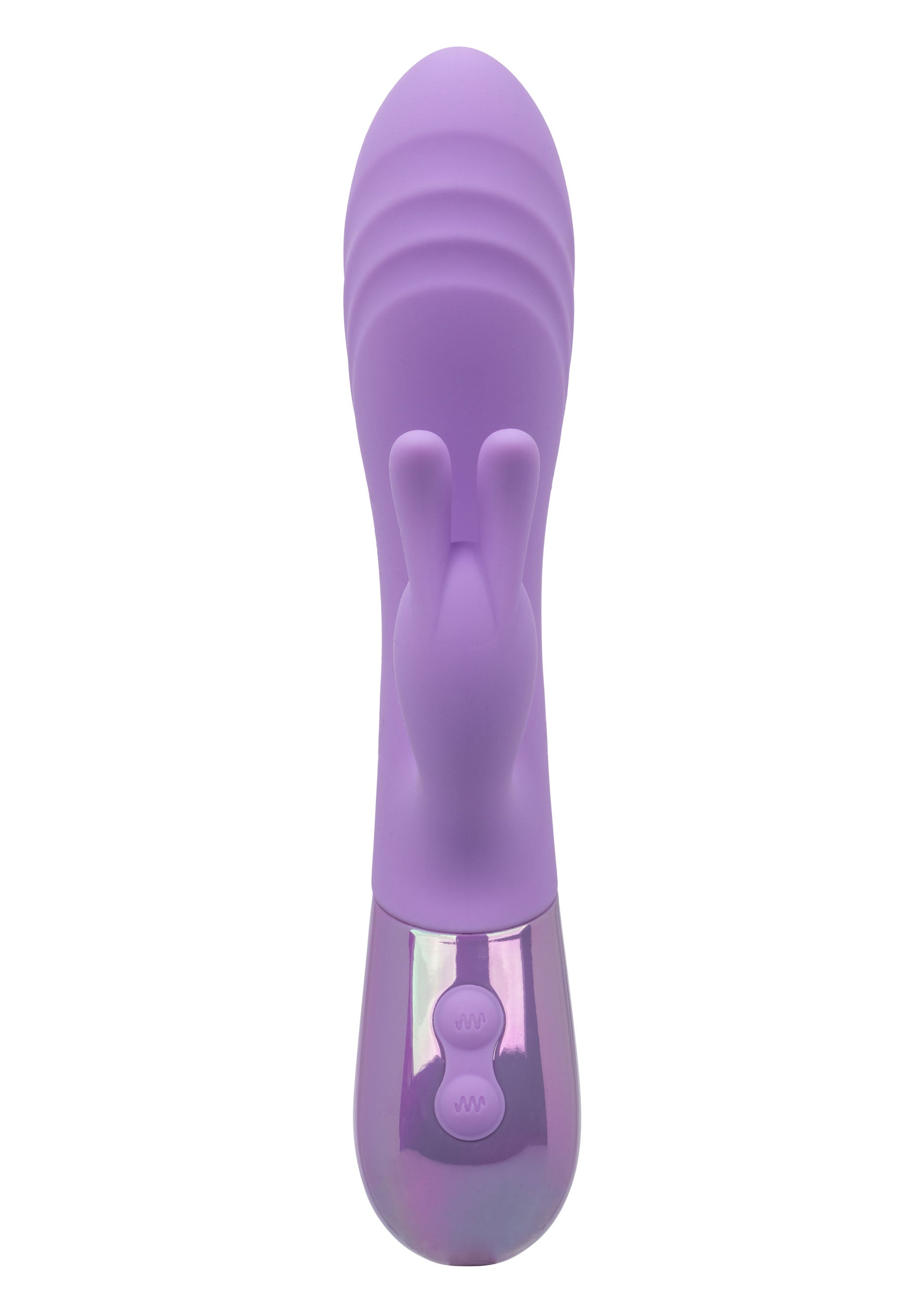Vibrator rabbit Dual Bunny Aura CalExotics mov, detaliu urechi de iepuras