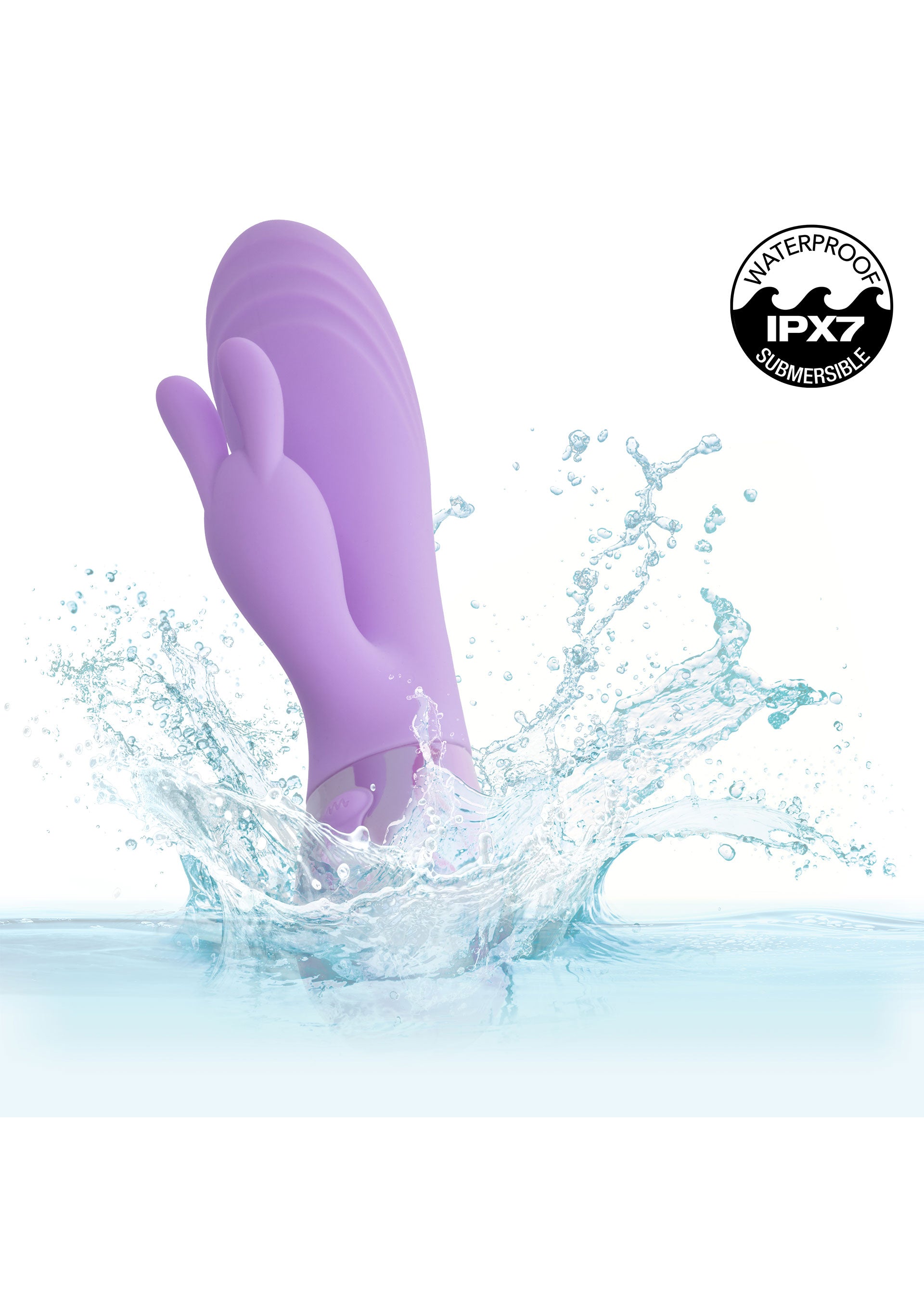 Vibrator rabbit Dual Bunny Aura CalExotics mov, in cutia originala
