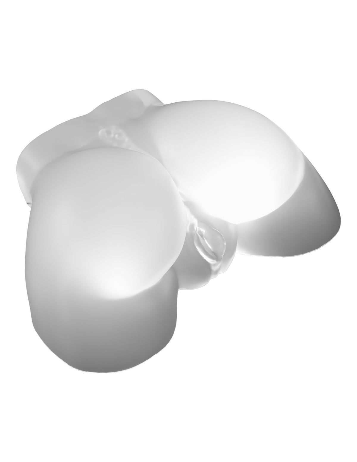 PDX Elite Go-Go Booty LED Mega Masturbator, material frosted fara iluminare activa