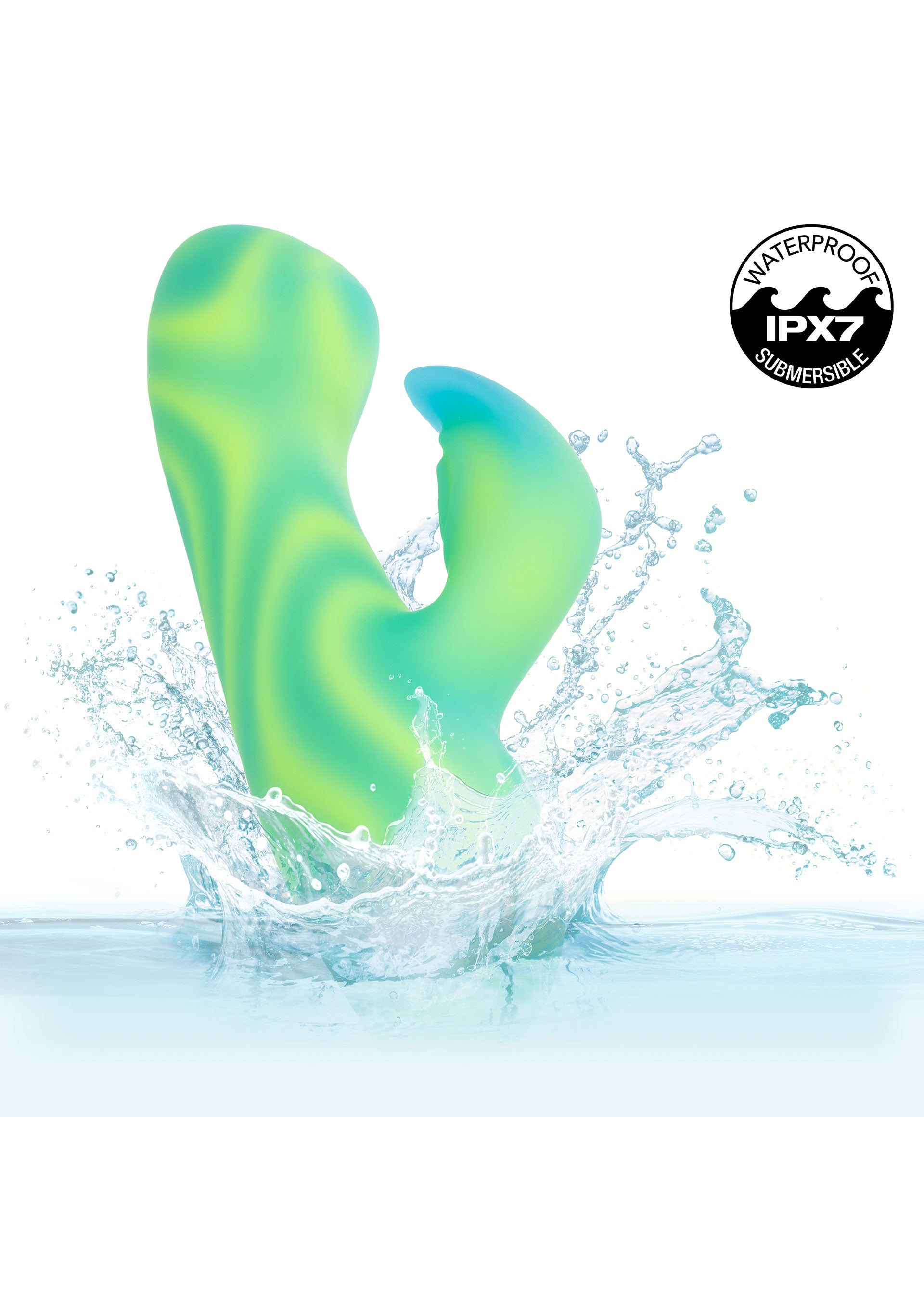 Vibrator Rabbit Twilight Tease by CalExotics Endless Summer, verde, vedere 4