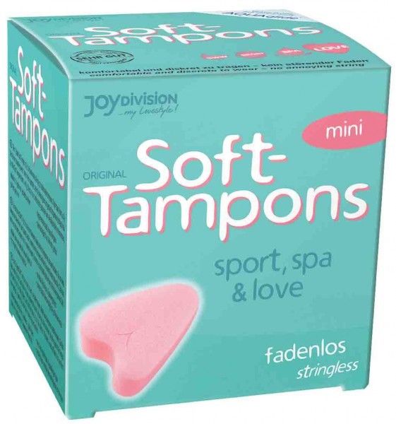 Mini Soft Tampons JoyDivision 3 buc - vedere produs tampoane intime