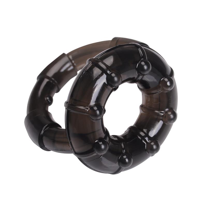 Inel penis GK Power Chisa Novelties - material TPE moale elastic maro