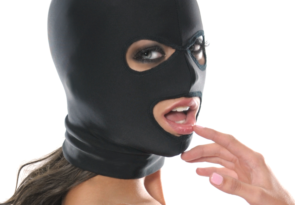 Pipedream Fetish Hood deschideri ochi gura privare senzoriala partiala BDSM