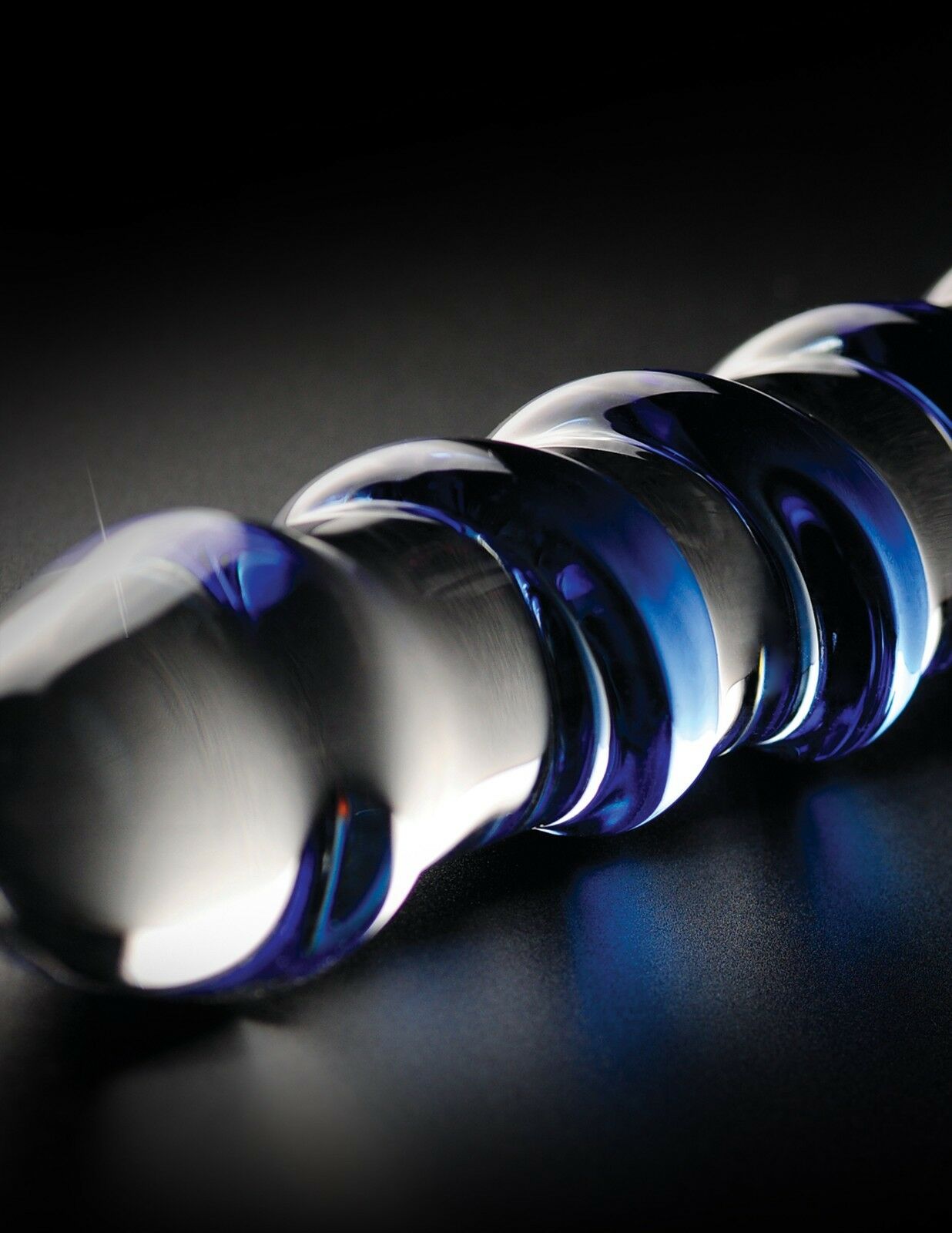 Icicles No 5 Pipedream - sticla hand-blown transparenta albastru calitate premium
