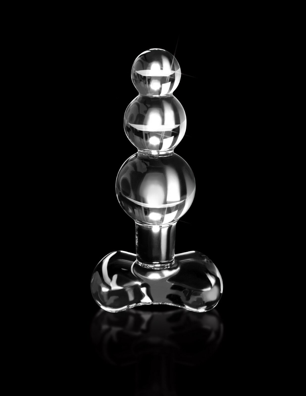 Icicles No 47 dop anal sticla transparent becuri gradate detaliu design stimulare