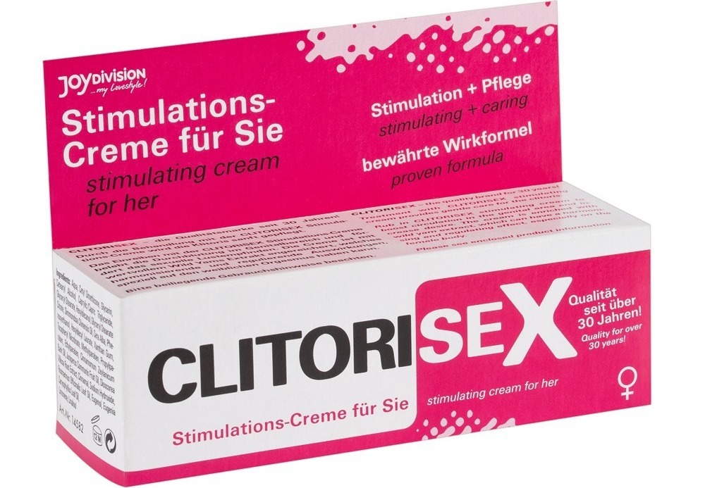 Detaliu tub Clitorisex Joydivision ingrediente L-arginina extract kola crema stimulare