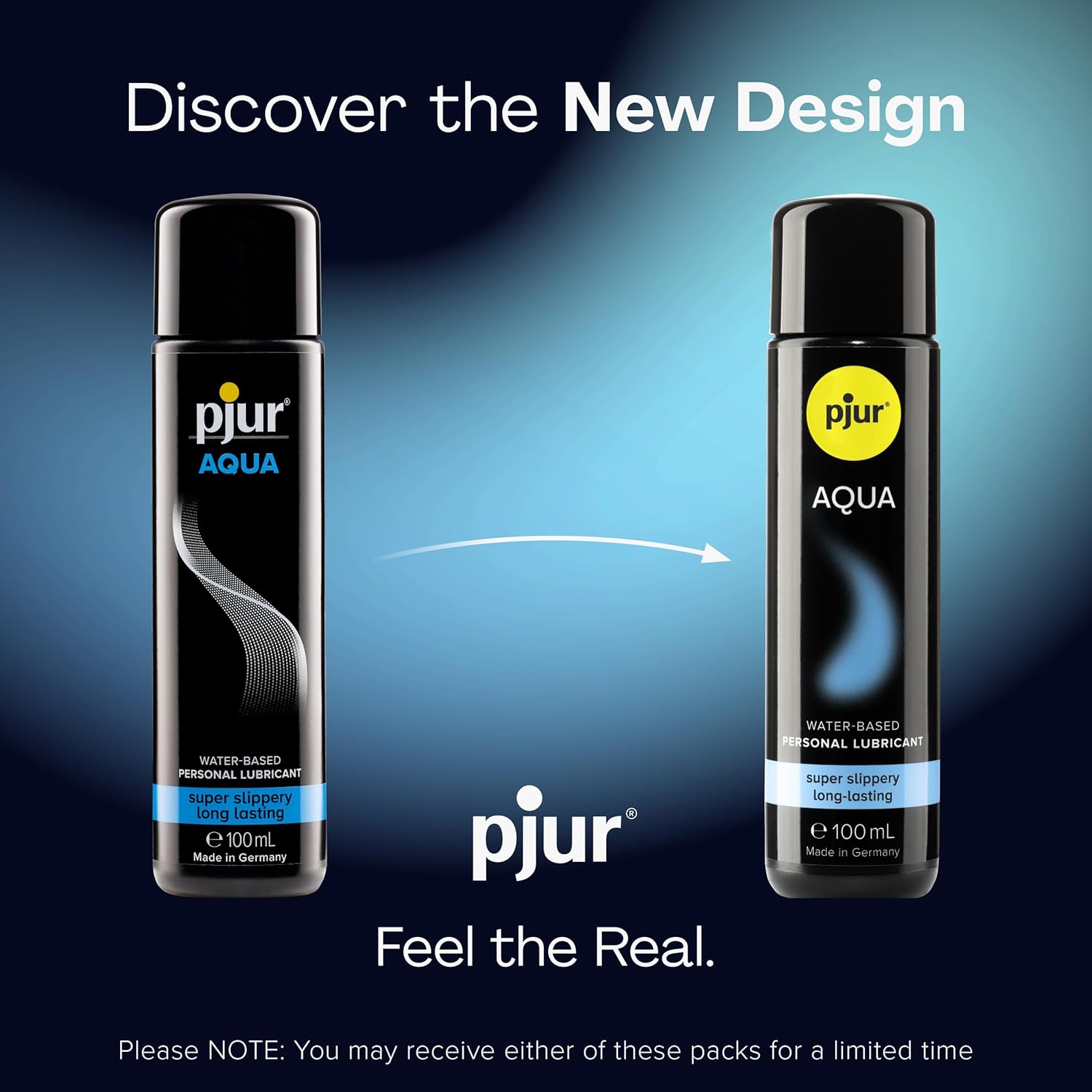 Pjur Aqua 100ml glicerina hidratare activa non-lipicios absorbit piele unisex zilnic