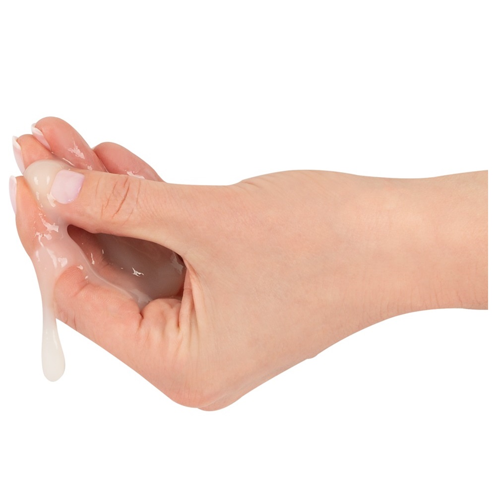 Sperma artificiala Tasty Sperm vanilie, detaliu eticheta cu ingrediente