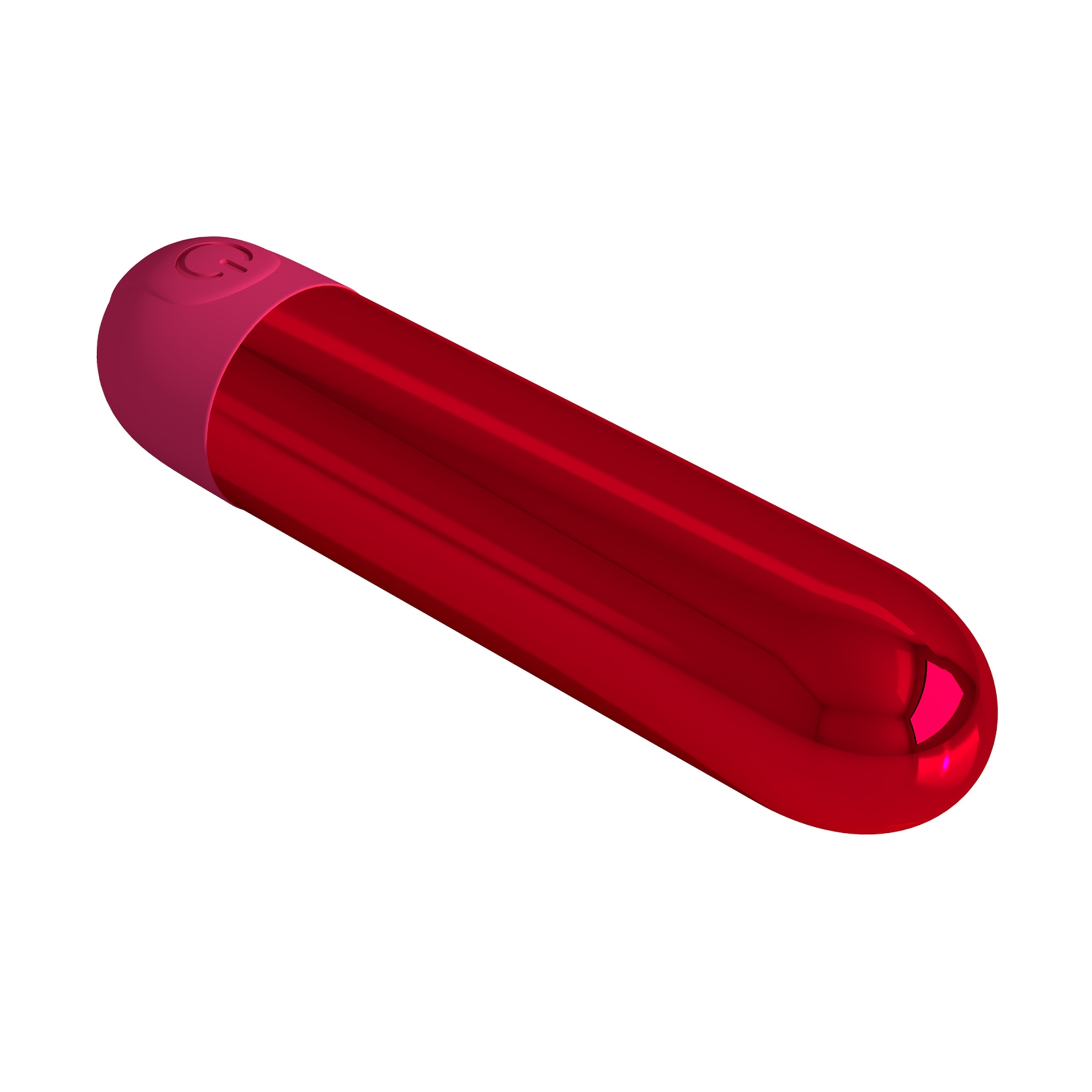 Mini vibrator Kiwi Pretty Love Rosu Metalizat - curatare intretinere finisaj metalizat reincarcare USB