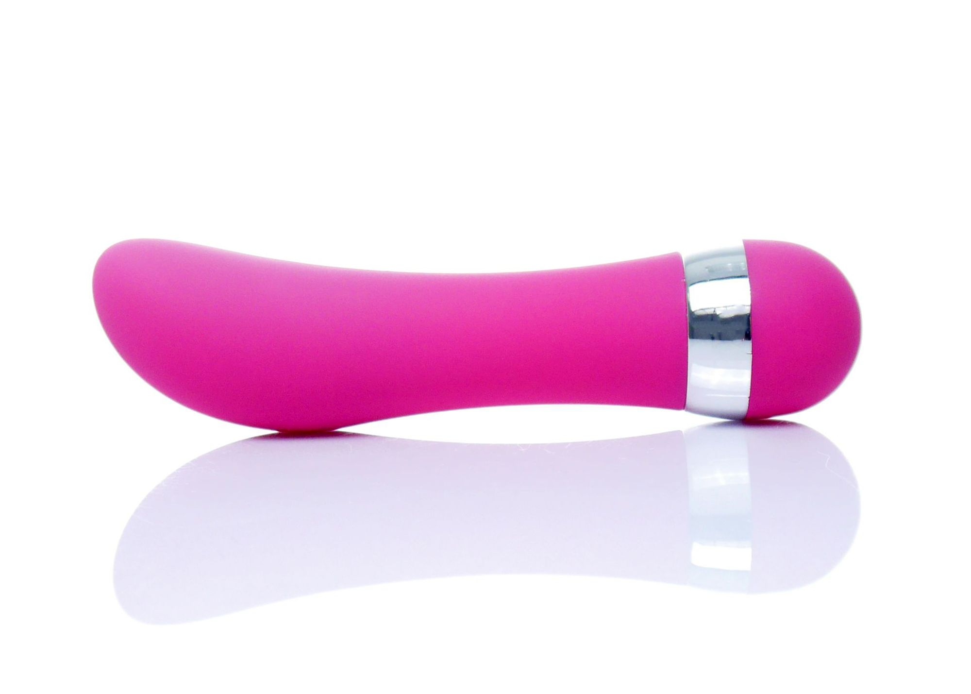 Detaliu al varfului curbat al vibratorului Lady Finger, gandit pentru atingerea punctului G