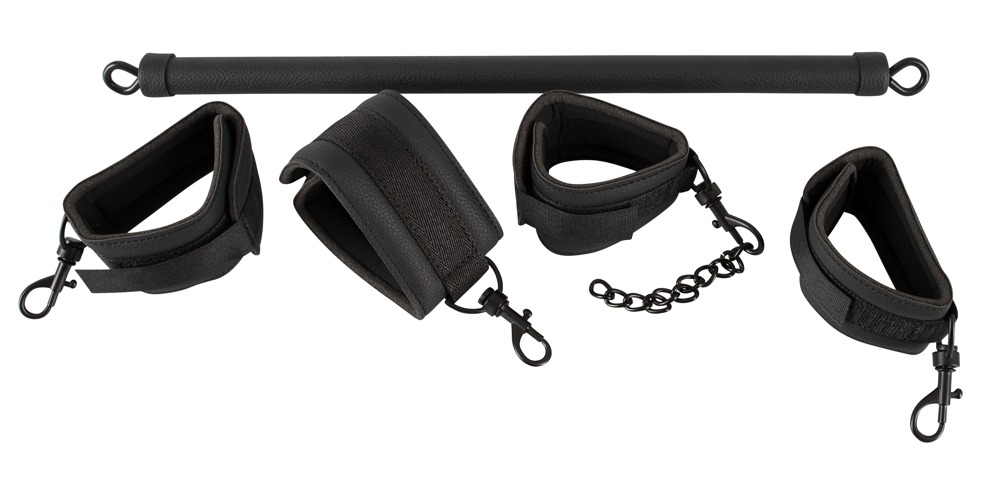 Mod utilizare spreader bar bondage glezne incheieturi