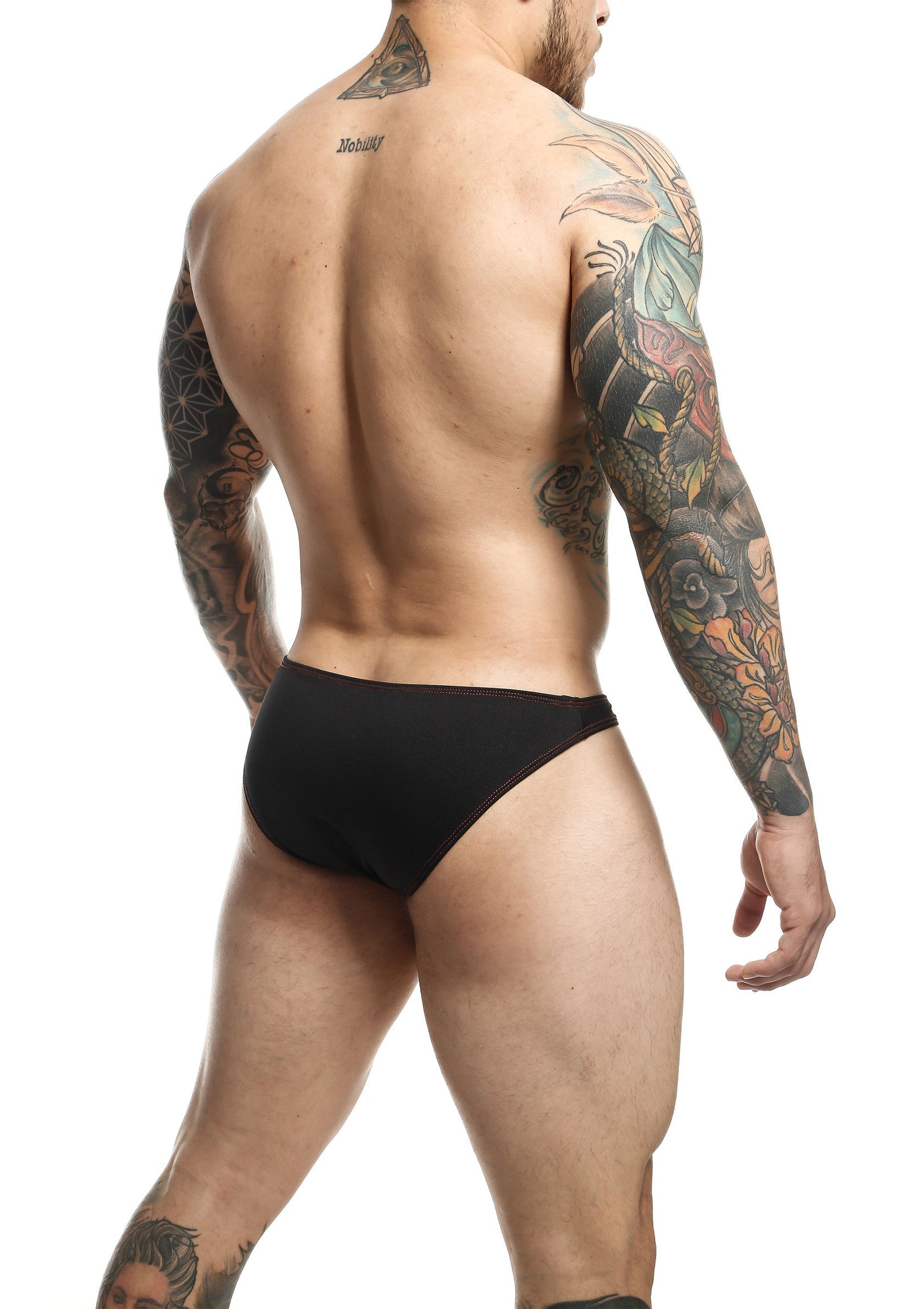 Slip barbatesc MOB Toucan negru, vedere fata