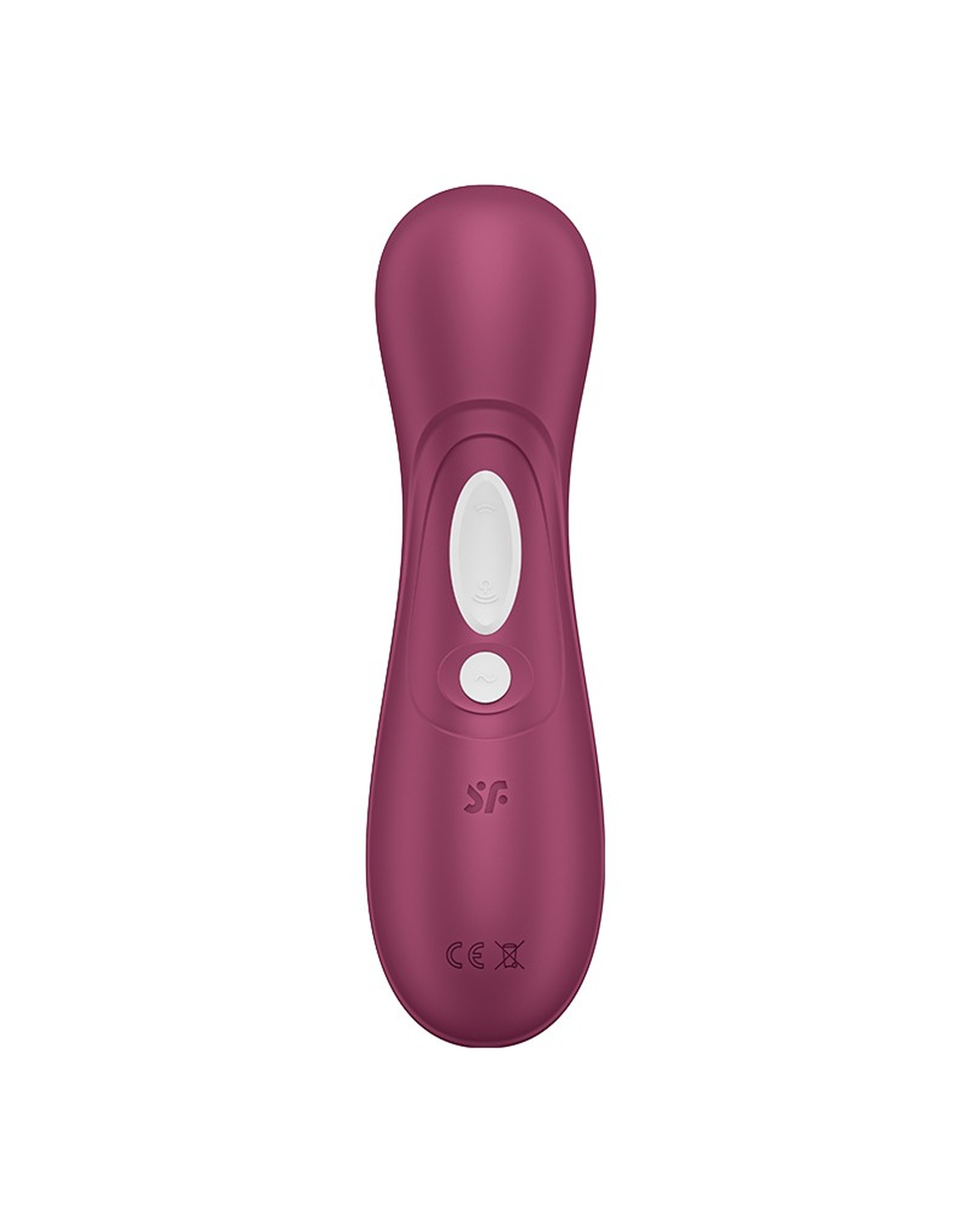 Tastele de control ale Satisfyer Pro 2 Gen 3, cu simboluri pentru intensitate si programe