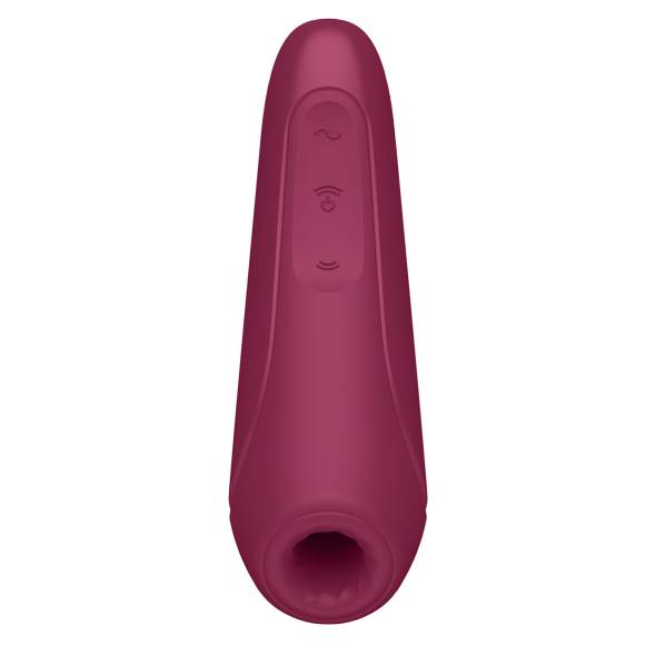 Satisfyer Curvy 1+ varf oval din silicon pentru stimulare Air Pulse a clitorisului